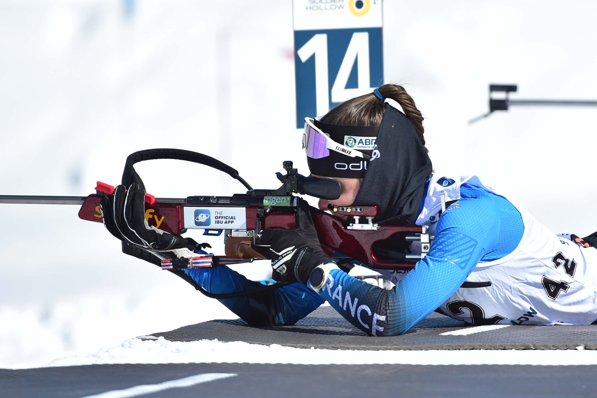 Jeanne Richard athlète de biathlon Vivre en Haute Savoie