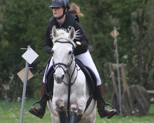 Equitation à la Chapelle-Rambaud avec Alexia