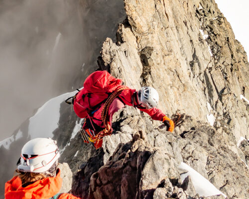 Course d’arête au Massif du Mont-Blanc