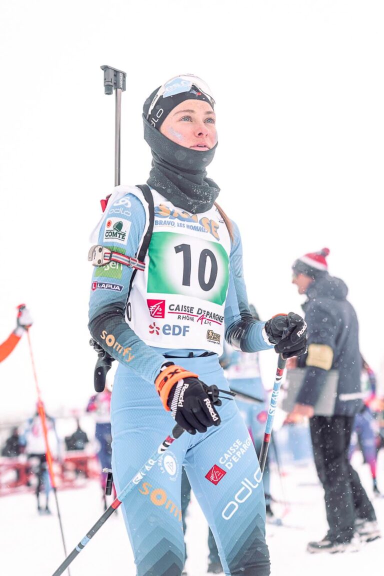 Jeanne Richard athlète de biathlon Vivre en HauteSavoie