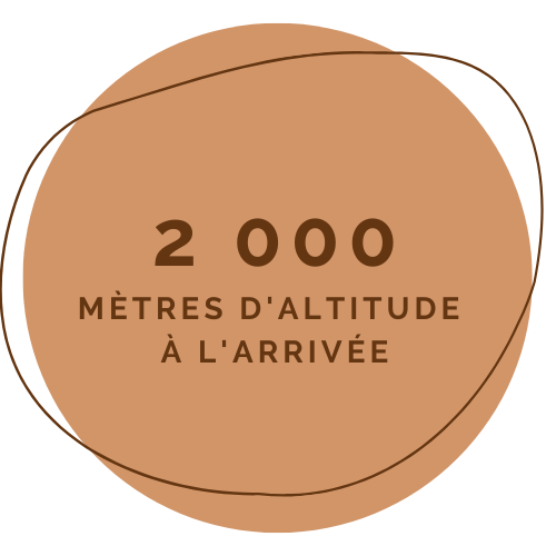 2000 mètres d'altitude à l'arrivée