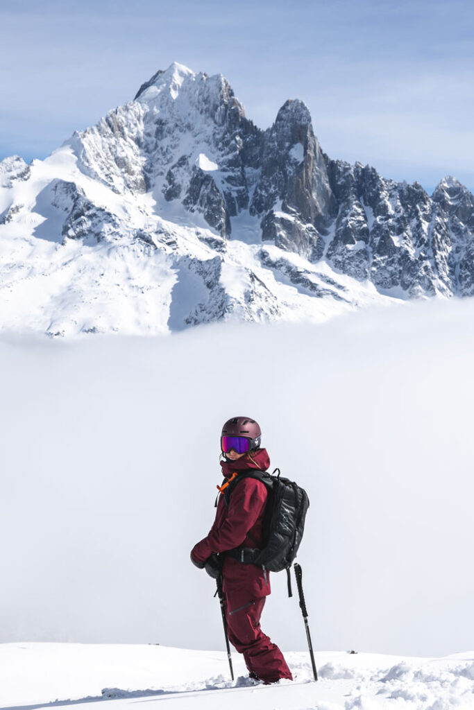 Juliette Willmann et le ski freeride