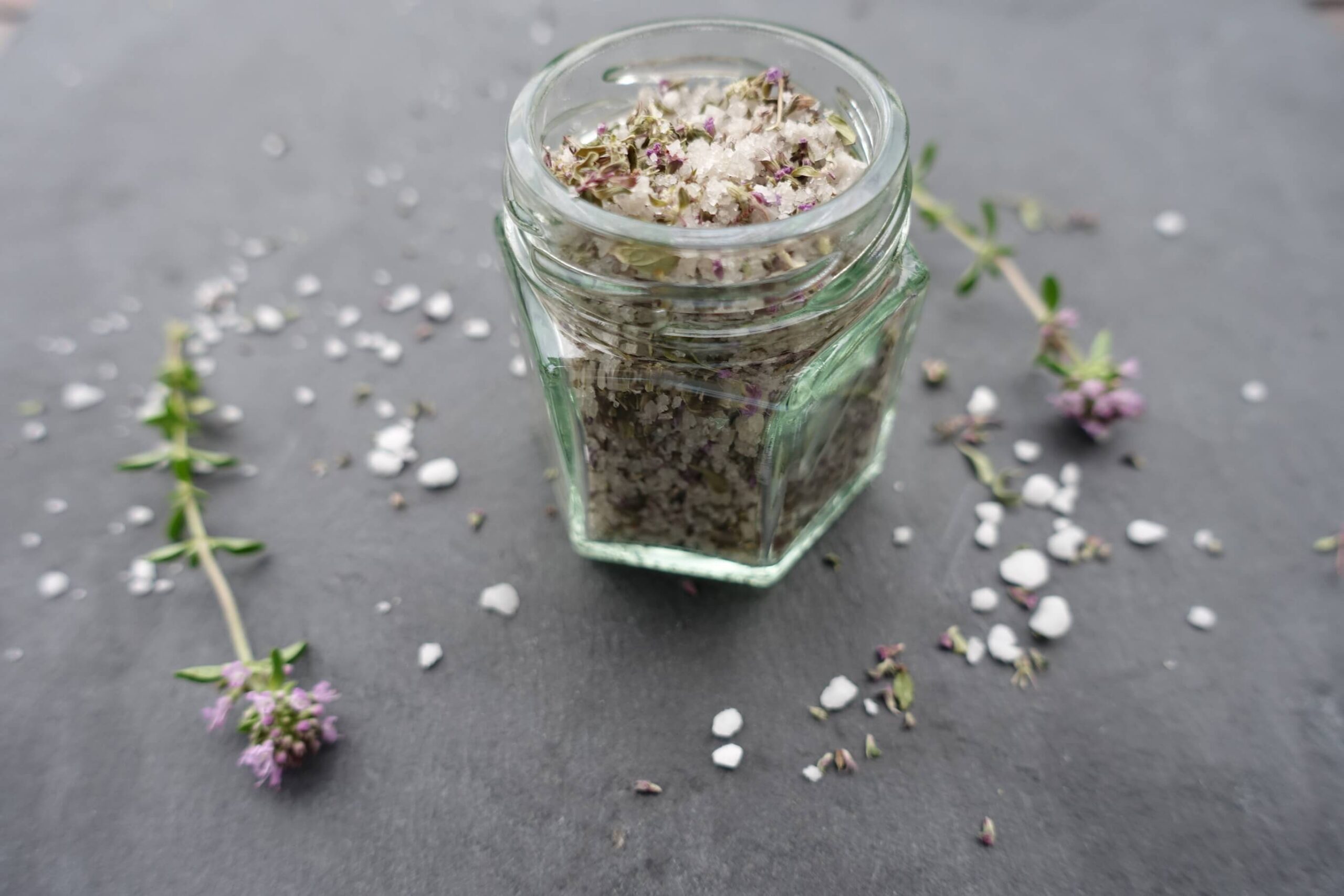 Fleur de sel aromatisée au serpolet sauvage. ©Isabelle Corbex / ATMB