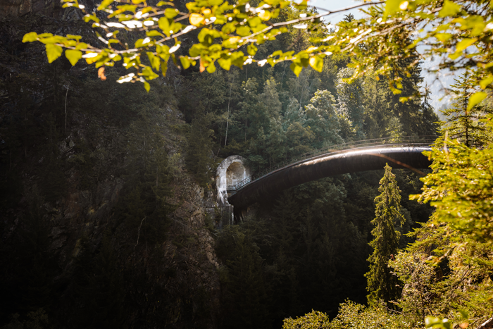 La conduite forcée au traversant l'Arve ©celineducrettet ATMB